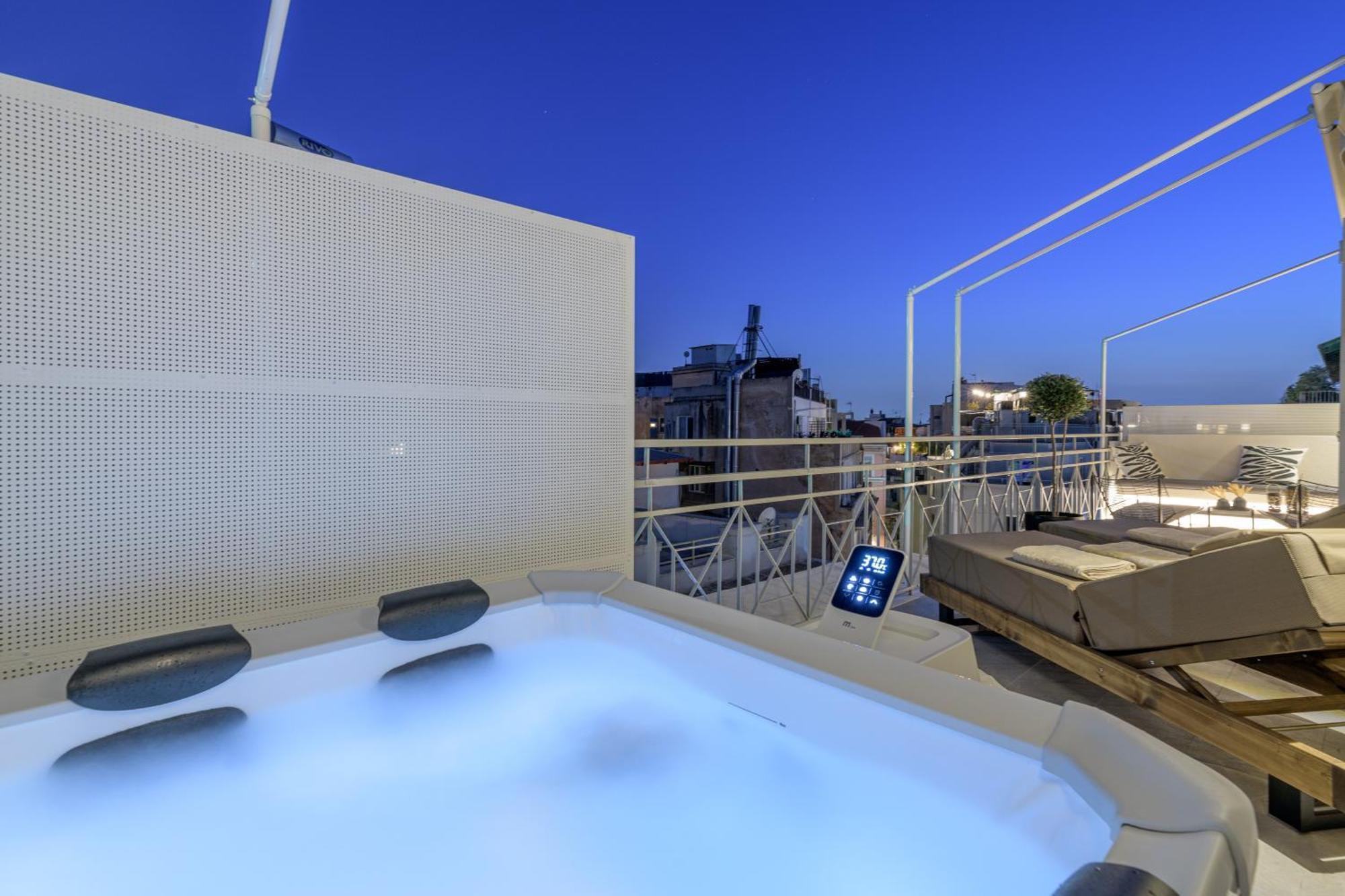 Central Sunny Loft With Plunge Pool Atene Esterno foto