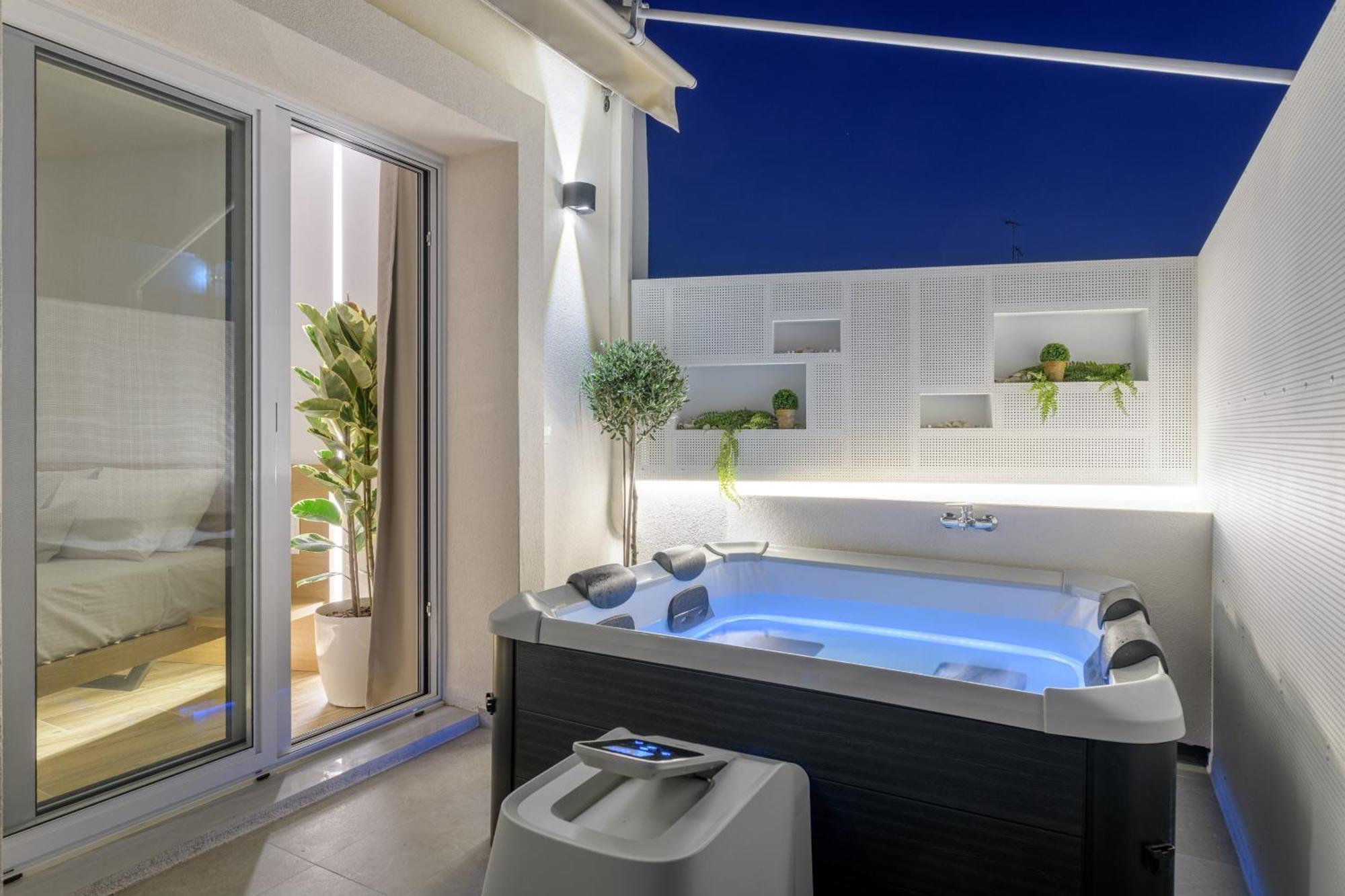 Central Sunny Loft With Plunge Pool Atene Esterno foto