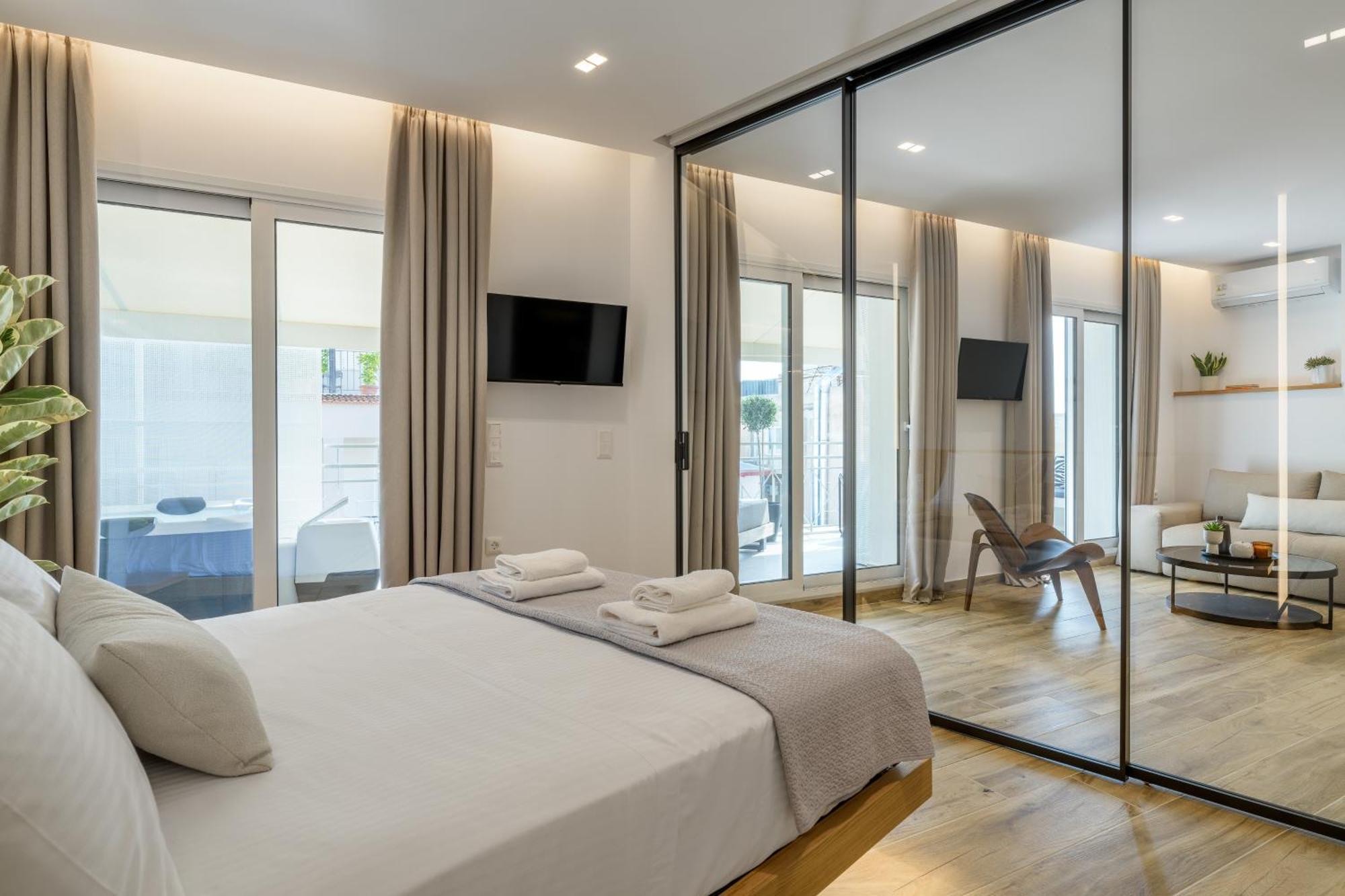 Central Sunny Loft With Plunge Pool Atene Esterno foto